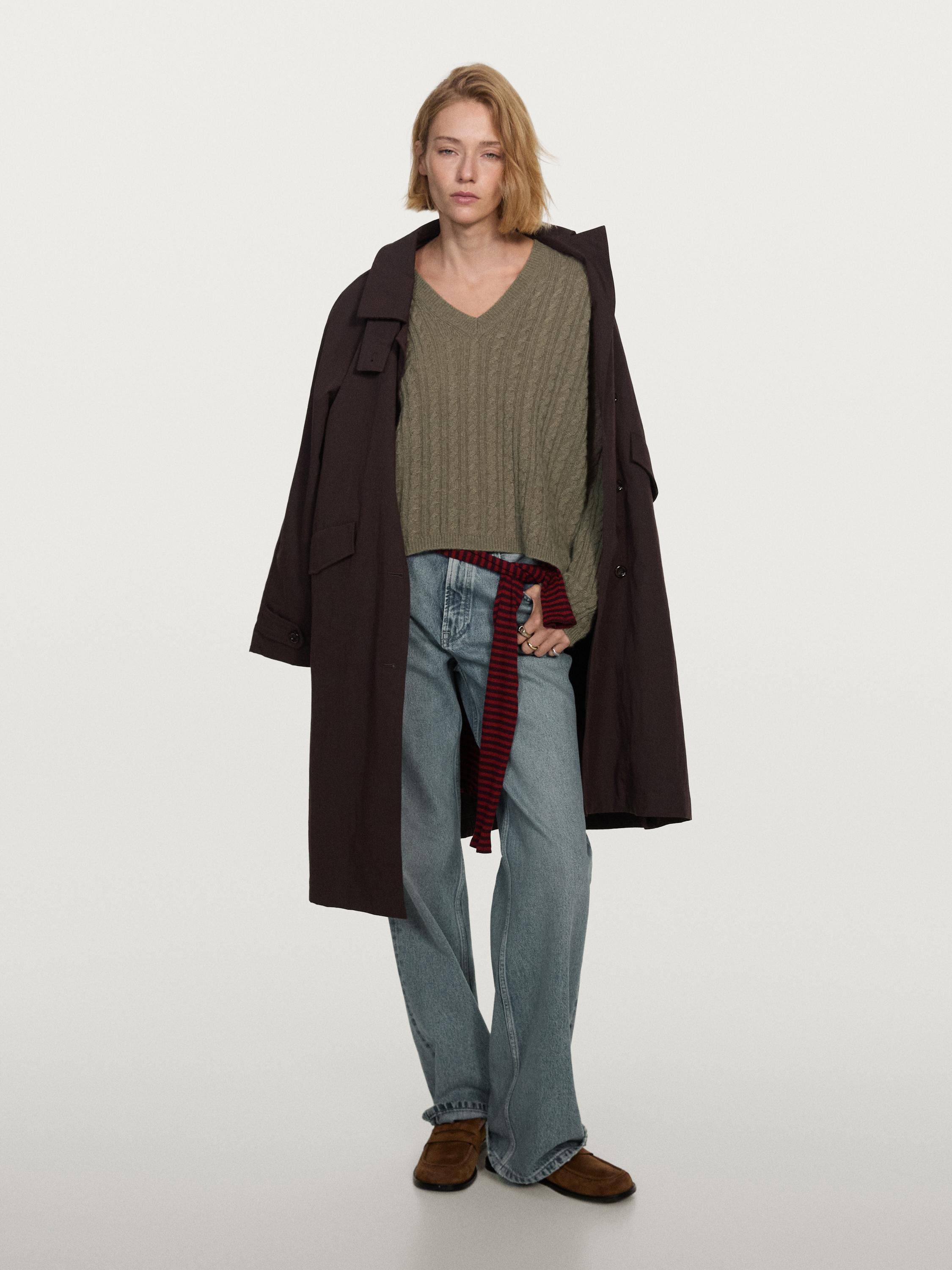 Pull oversize en maille 100 % cachemire